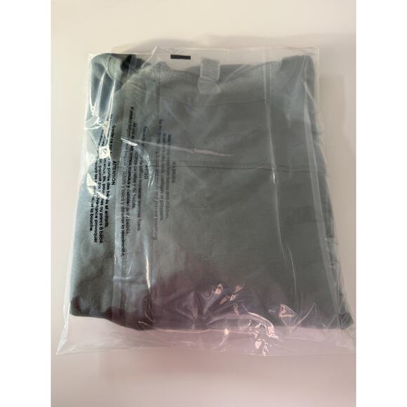 Victoria's Secret PINK Long Sleeve Pullover Fleece Green Crop Sweatshirt Size XL - Picture 10 of 10